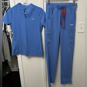 Blue Women's Scrubs by Lago